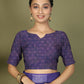 Shree Shyam Fashion Cotton Violet Saree