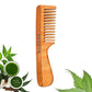 Buddha Natural Baby Comb with Handle - Kacchi Neem Wood - Buddha Naturals