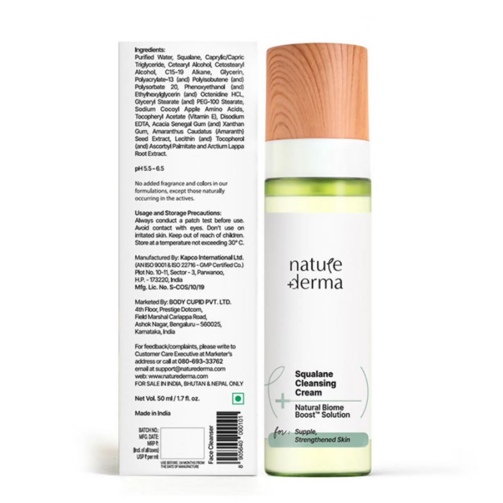 Nature Derma Squalane Cleansing Cream | Swadesiicart