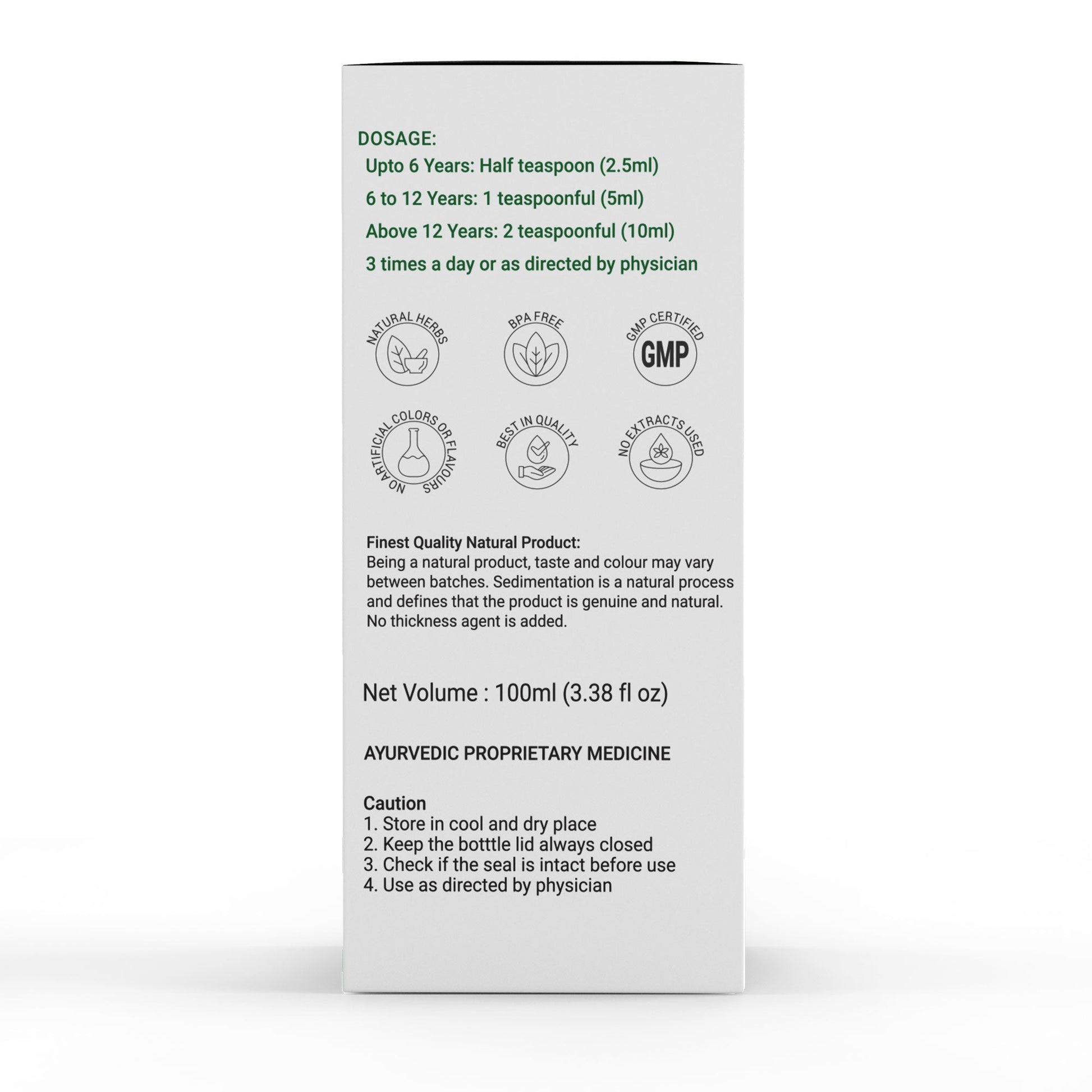 Krishna'S Herbal & Ayurveda Khas Vida Cough Syrup | Swadesiicart