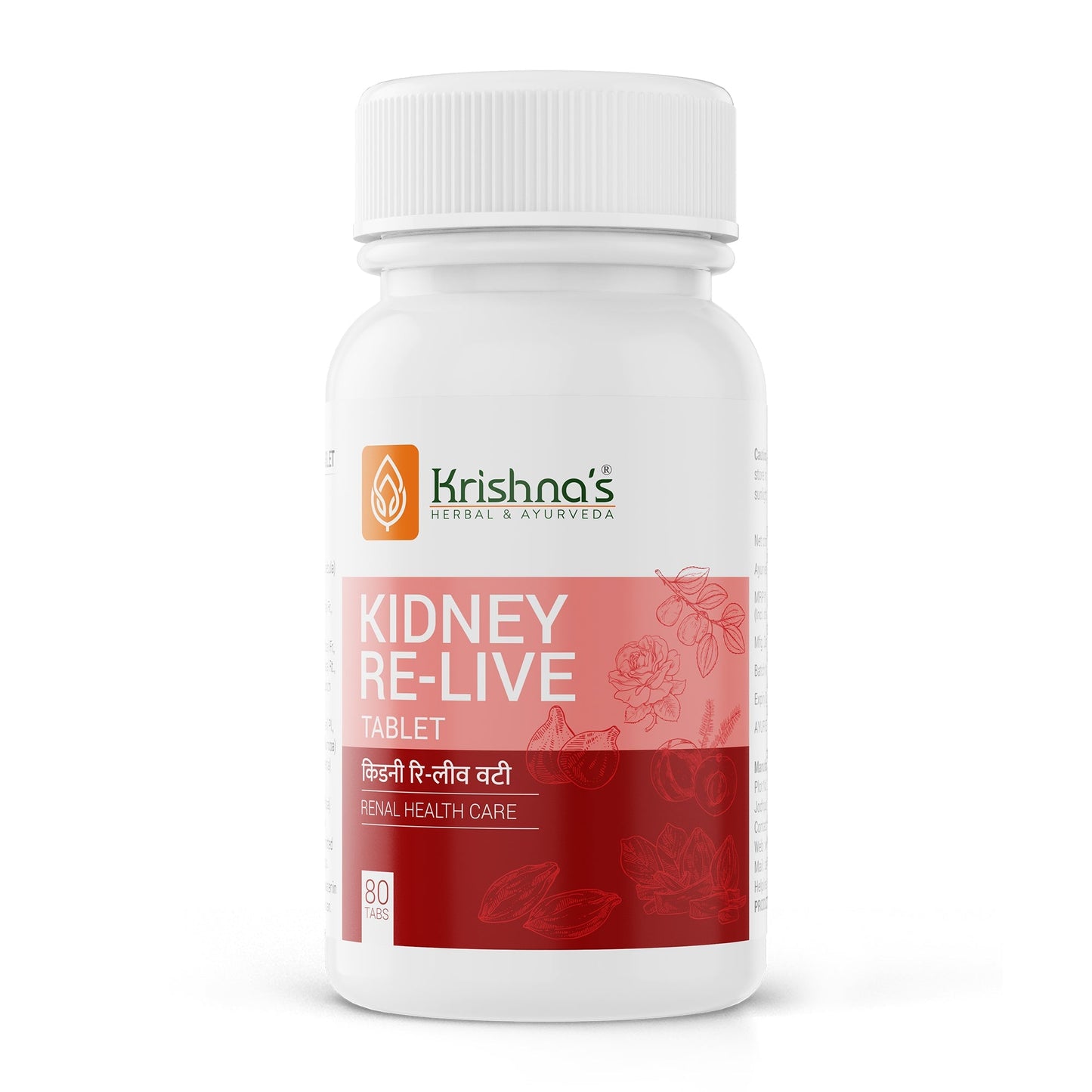 Krishna'S Herbal & Ayurveda Kidney Re-Live Tablets | Swadesiicart