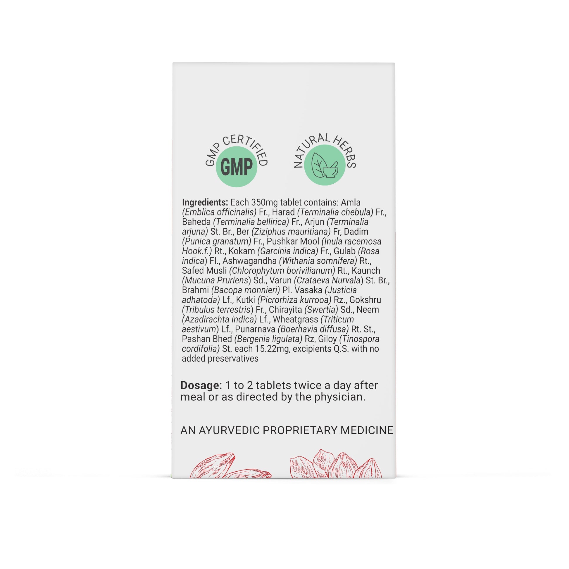 Krishna'S Herbal & Ayurveda Kidney Re-Live Tablets | Swadesiicart
