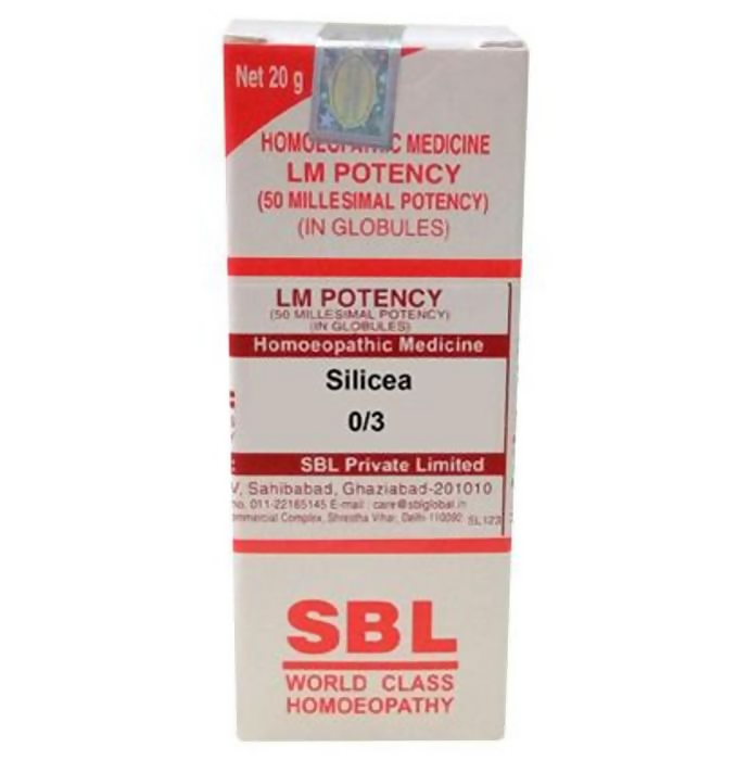 SBL Homeopathy Silicea LM Globules | Swadesiicart