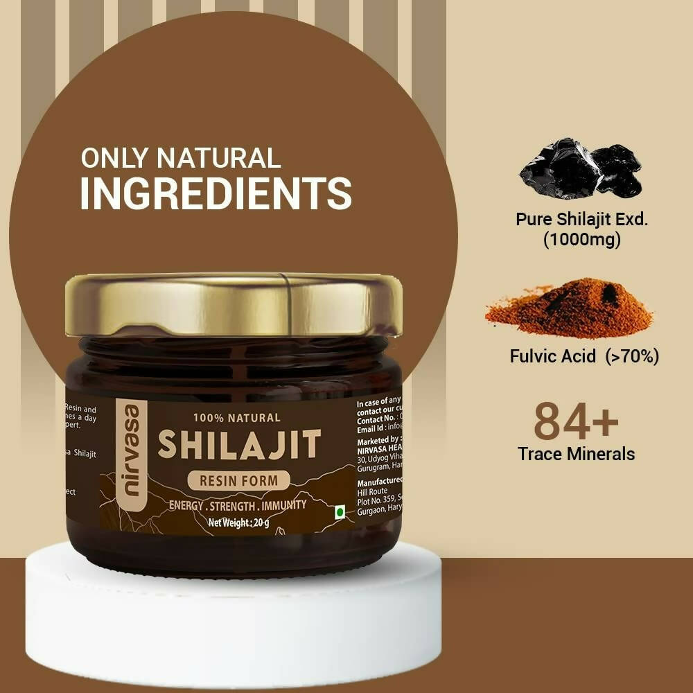 Nirvasa Pure Original Himalayan Sj /Sj Resin - Swadesiicart
