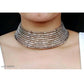 Mominos Fashion Joharkamal Oxidised Beaded work Hasli Design Choker For Women & Girls | Swadesiicart