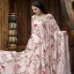 Aayaa Designer Printed Georgette Full Flare Gown With Dupatta - Multi Color