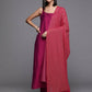 Ahalyaa Women's Traditional wear Kurta Set - Burgundy | Swadesiicart