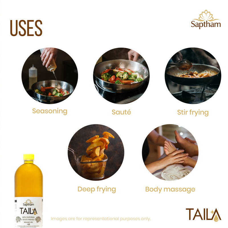 Saptham Taila Sesame Oil - Swadesiicart