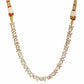 Kundan and American Diamond Neckpiece (Gold) - Ruby Raang | Swadesiicart