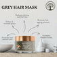 Ivory Natural Grey Mask For Hair - White To Black Hair Naturally For Both Men & Women | Swadesiicart