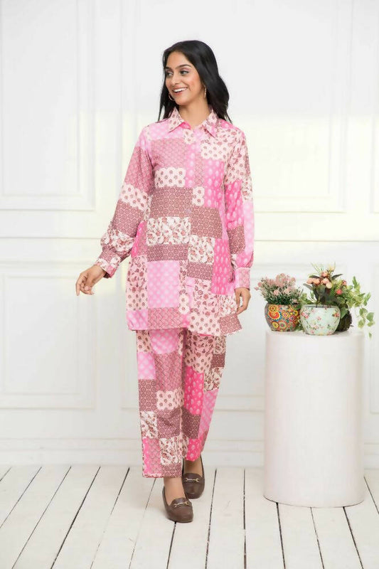 Myshka Multi-Printed Women Bling & Sparkly Co-Ords - Swadesiicart