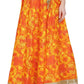 Asmaani Orange Color Maxi Skirt
