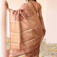 Joban Fashion Copper Pure Banarasi Tissue Saree | Swadesiicart