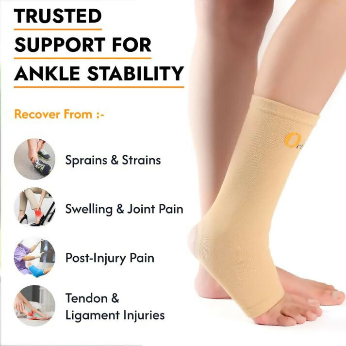 Orth-rem Ankle Stabilizer Foot Sleeve (Pair) | Swadesiicart