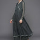 Ahalyaa Womens Kurta Set - Grey | Swadesiicart