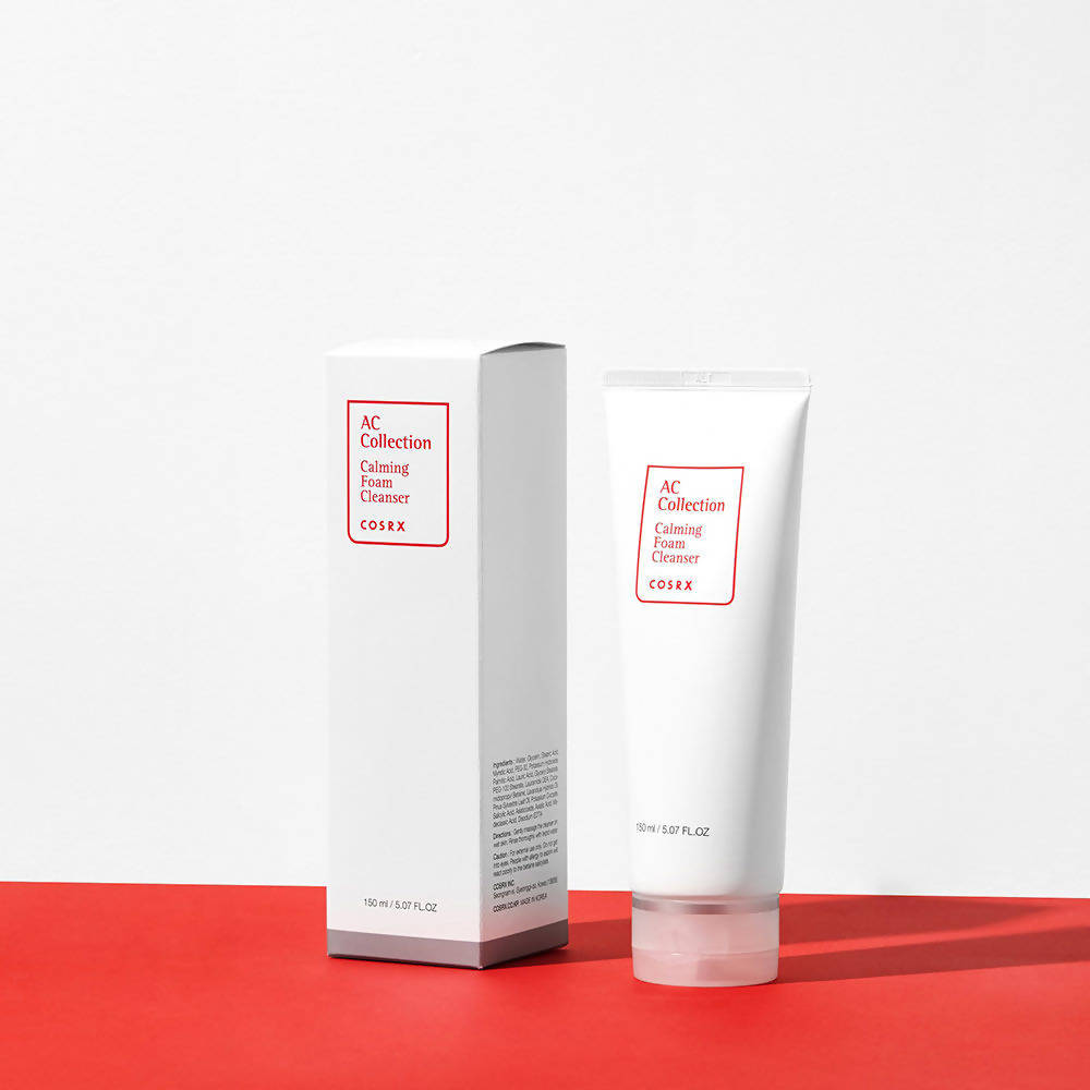 Cosrx AC Collection Calming Foam Cleanser - Korean Skincare | Swadesiicart