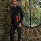 Statement Embroidered Black Co-Ord Set by Hilo Design - Swadesiicart