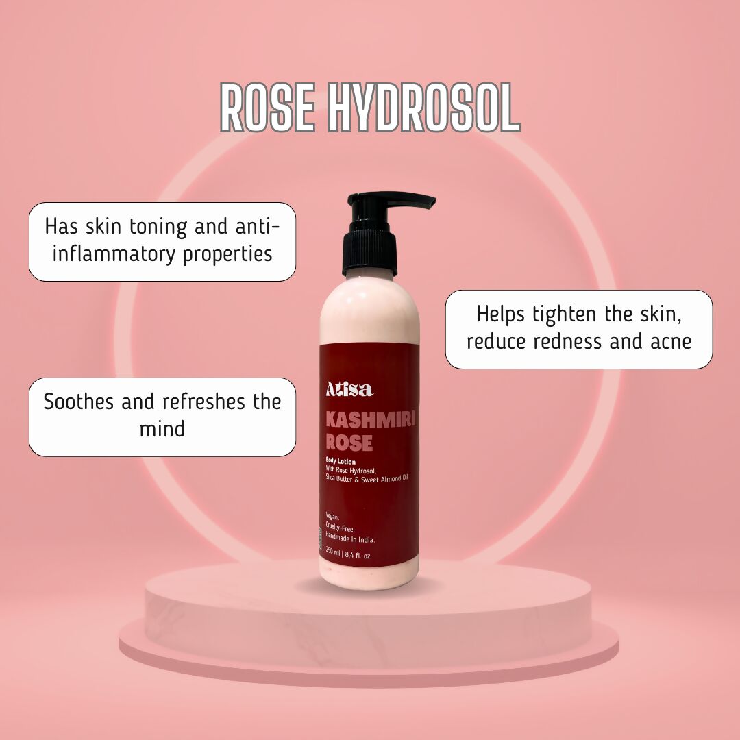 Atisa Kashmiri Rose Body Lotion | Swadesiicart