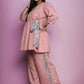 Ahalyaa Women's Traditional wear Tunic - Pink | Swadesiicart