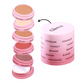 Gleva 5 In 1 Makeup stack Gleva 5 In 1 Makeup stack WIth Concealer, Bronzer, Blusher, Compact & Highlighter Smooth & Blendable Formula - Medium - Swadesiicart