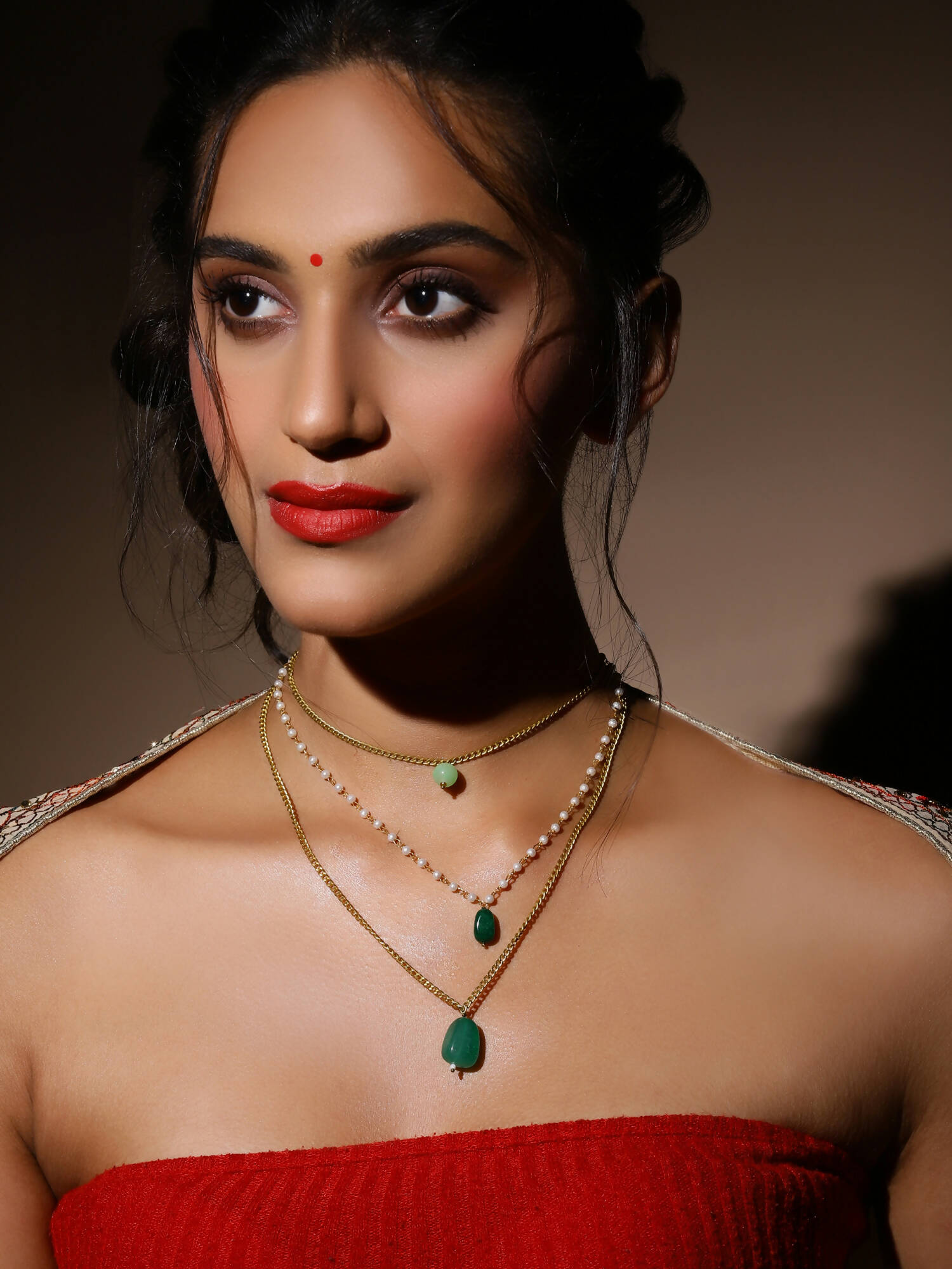 Women's Gold-Polished Chain - Ruby Raang | Swadesiicart