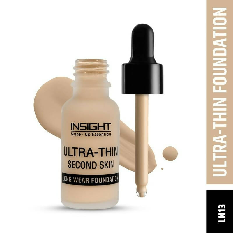 Insight Cosmetics Ultra-Thin Second Skin Long Wear Liquid Foundation - LN13 - Swadesiicart