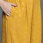 Ahalyaa Women's Traditional Wear Co-ods - Mustard - Swadesiicart