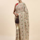 Vamsee Kamini Cream Georgette Saree - Swadesiicart