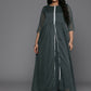 Ahalyaa Women's Traditional wear Ethnic Dress - Grey | Swadesiicart