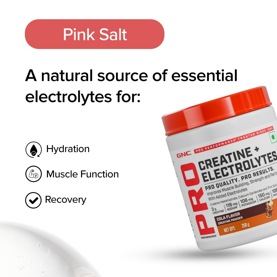 GNC Creatine+ Electrolytesh Cola | Swadesiicart