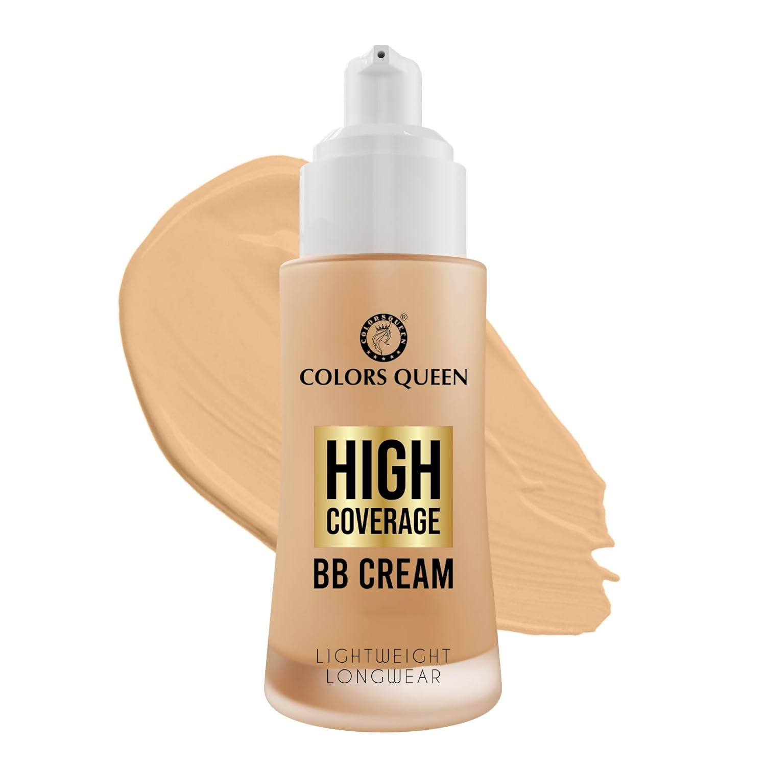 Colors Queen High Coverage BB Cream Foundation - Rose Blush | Swadesiicart