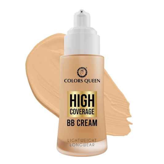Colors Queen High Coverage BB Cream Foundation - Rose Blush | Swadesiicart