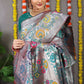 Jyoti Fashion Women's Bottle Green Banarasi Silk Zari Woven Saree with Blouse | Swadesiicart