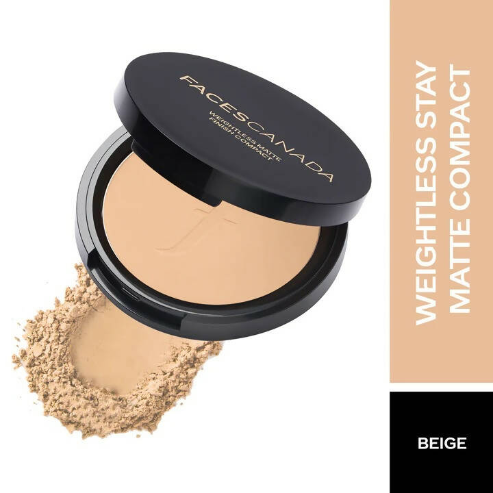 Faces Canada Weightless Stay Matte Compact SPF20-Sand 04 - Swadesiicart