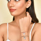 VOJ Stainless Steel Beads Gold-Polished Bracelet Set (Pack of 2) - VOJ (Valley Of Jewellery)