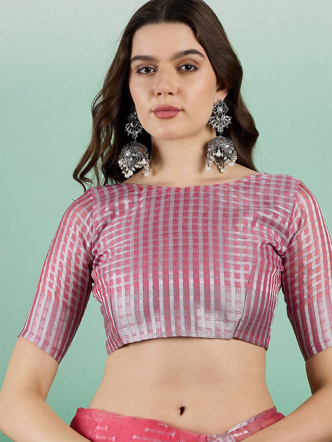 Mitera Woven Design Zari Organza Banarasi Saree | Swadesiicart