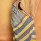 Very Much Indian Handblock Printed Cotton Saree With Natural Dyes - White | Swadesiicart