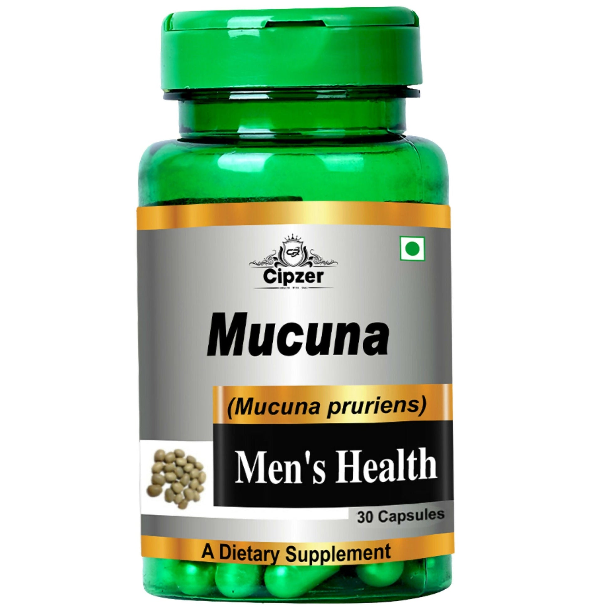 Cipzer Mucuna Capsules | Swadesiicart