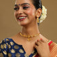 Ruby Raang Golden Choker with Earrings | Swadesiicart
