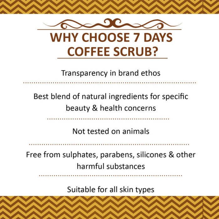 7 Days Coffee Body Scrub - Swadesiicart