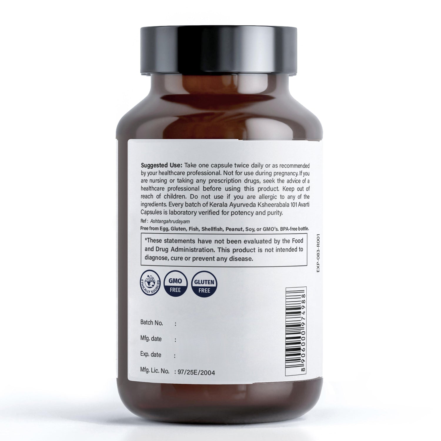Ksheerabala 101 Avarti (60 Soft Gel Capsules)