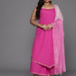 Ahalyaa Women's Traditional wear Kurta Set - Pink | Swadesiicart