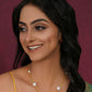 Layered Pearl and Emerald Neckpiece (gold) - Ruby Raang | Swadesiicart