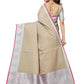 Mimosa Women's Banarasi Art Silk Brown Saree | Swadesiicart