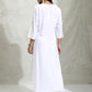 Vishudh White Floral Embroidered Thread Work Straight Kurta With Palazzos - Swadesiicart
