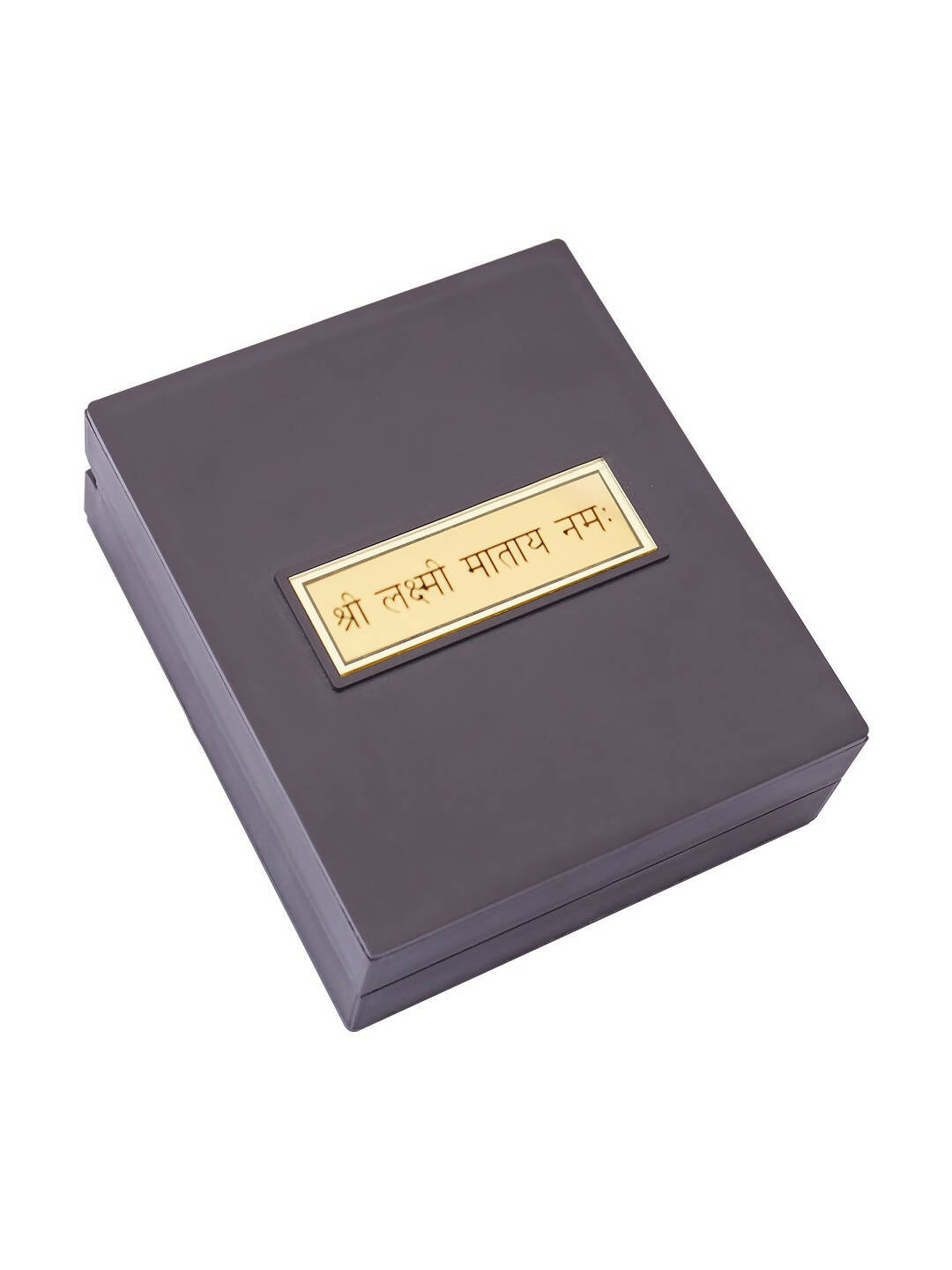 Golden Peacock Brown & 24 Ct Gold Foil Laxmi Ji Pooja Box | Swadesiicart