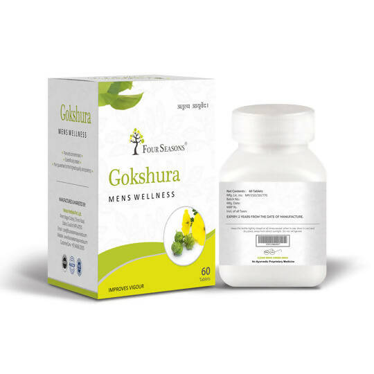 Four Seasons Gokshura Mens Wellness Tablet - Swadesiicart