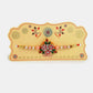 NVR Men Pink Floral Shape Stone-Studdded & Beaded Rakhi With Roli Chawal | Swadesiicart