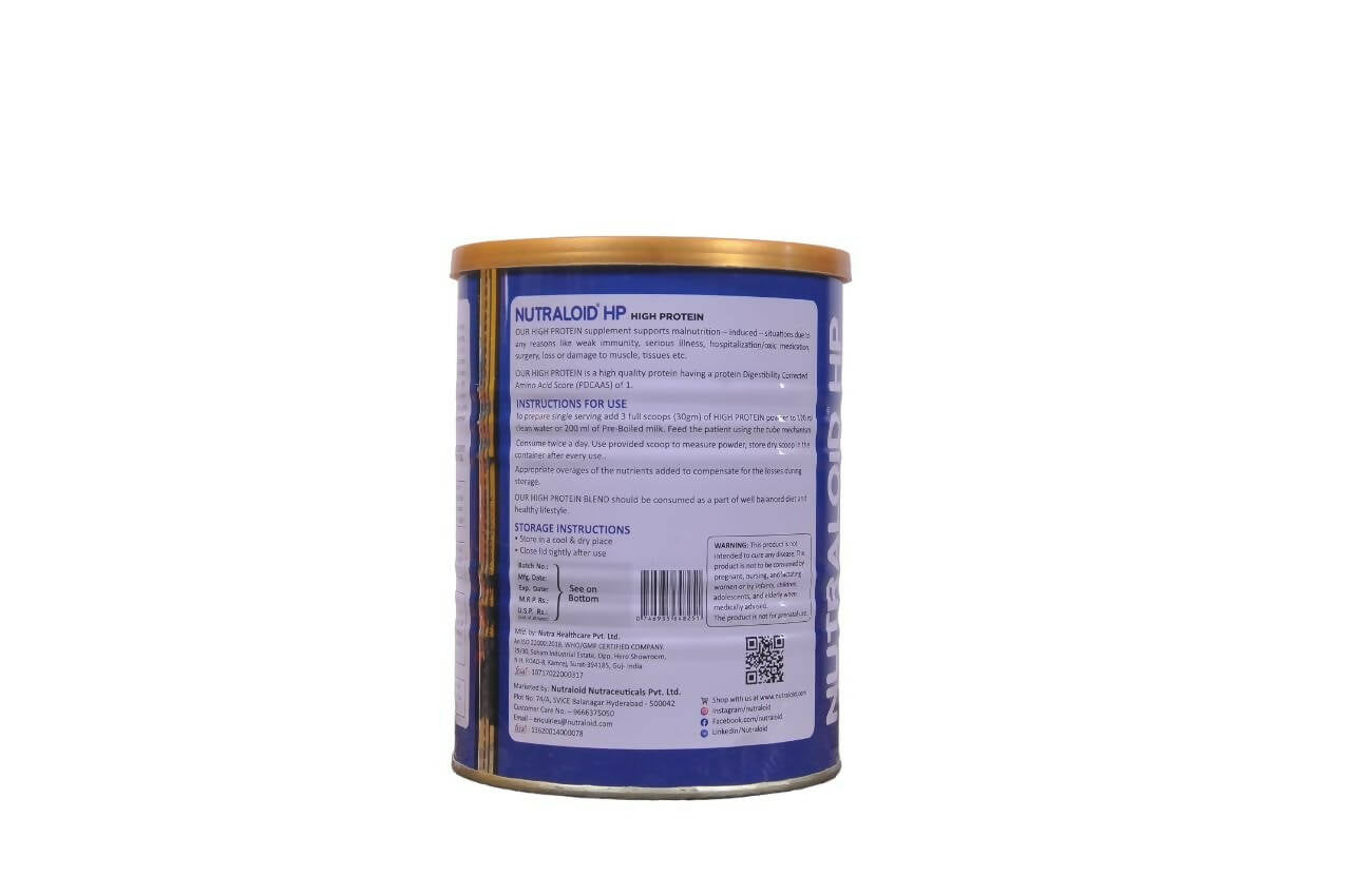 Nutraloid Hp High Protein Whey Protein Creamy Vanilla Flavour | Swadesiicart