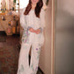 NOZ2TOZ Women's Floral Printed Stylish Co-Ords Set - White - Swadesiicart